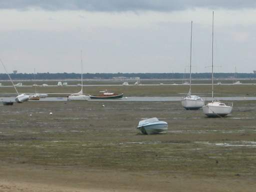 Der Bassin bei Ebbe (Blick von Le Canon)