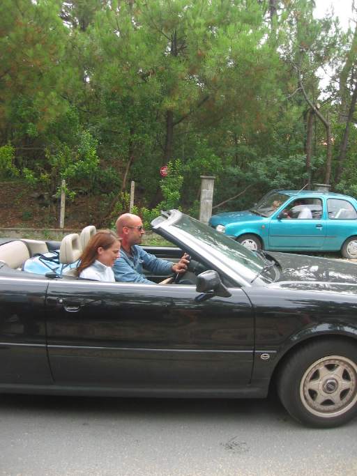 Steffi und Christopher beim Abschied