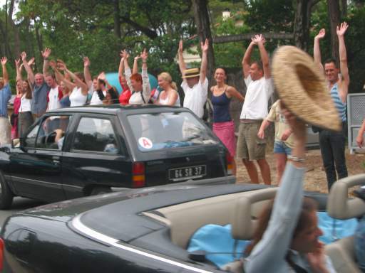 Steffi und Christopher beim Abschied