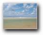 Strand mit Wolken (Westblick)  