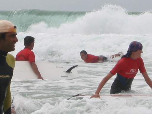 Wellen und Surfschule