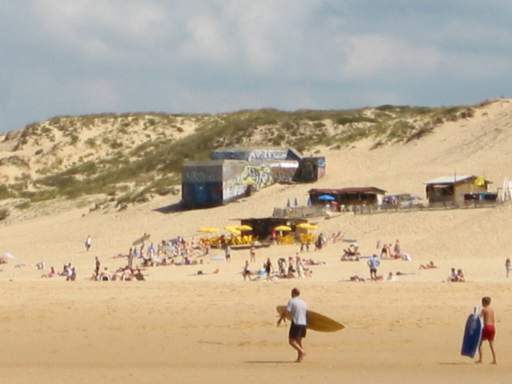 Der Bunker am �berwchten Strand (Nordostblick)