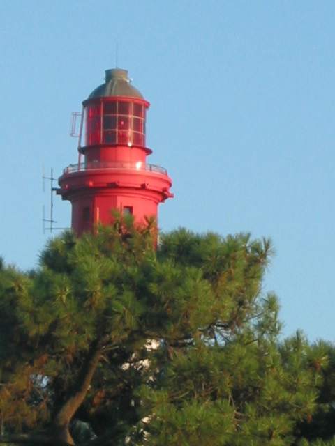 Leuchtturm im Abendlicht